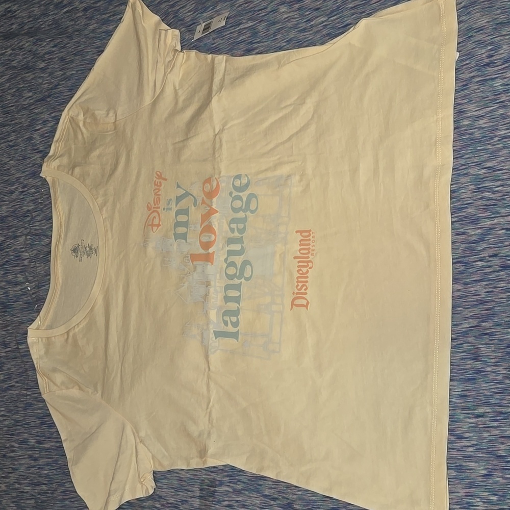 Disney Women's T-Shirt Yellow Size XL NWT
